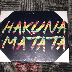 Disney Hakuna Matata Canvas Sign
